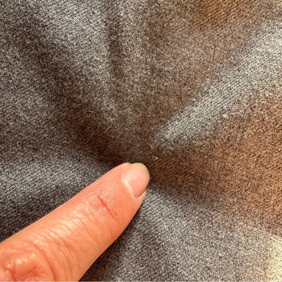 BANANA REPUBLIC Grey Bow Back midi Dress size 6P - Picture 14 of 16